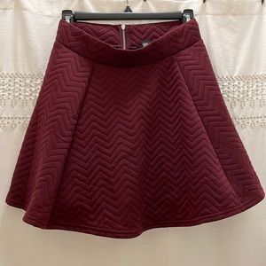 Burgundy/Maroon skirt